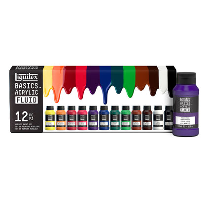 Liquitex Basics Fluid Akrilik Boya Seti 12x118ml