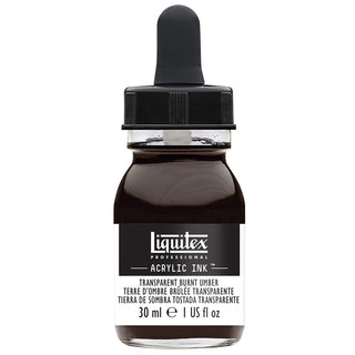 Liquitex Professional Akrilik Mürekkep 30ml Transparent Burnt Umber 130