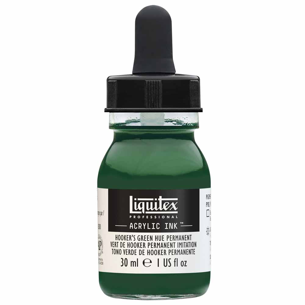 Liquitex Professional Akrilik Mürekkep 30ml Hooker's Green Hue Permanent 224