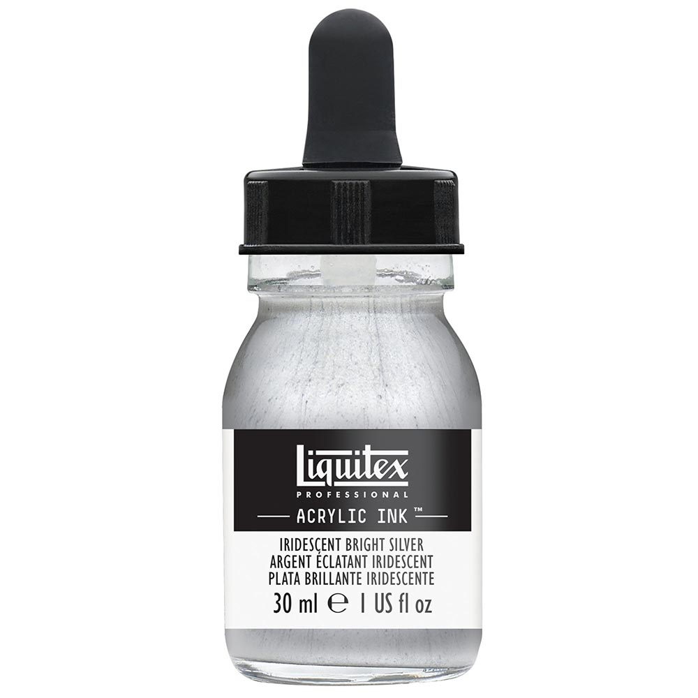 Liquitex Professional Akrilik Mürekkep 30ml Iridescent Bright Silver 236