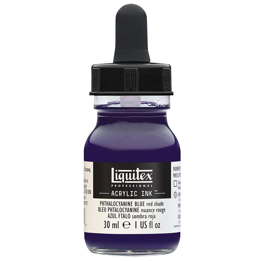 Liquitex Professional Akrilik Mürekkep 30ml Phthalocyanine Blue Red Shade 314