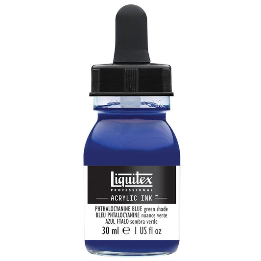 Liquitex Professional Akrilik Mürekkep 30ml Phthalocyanine Blue Green Shade 316