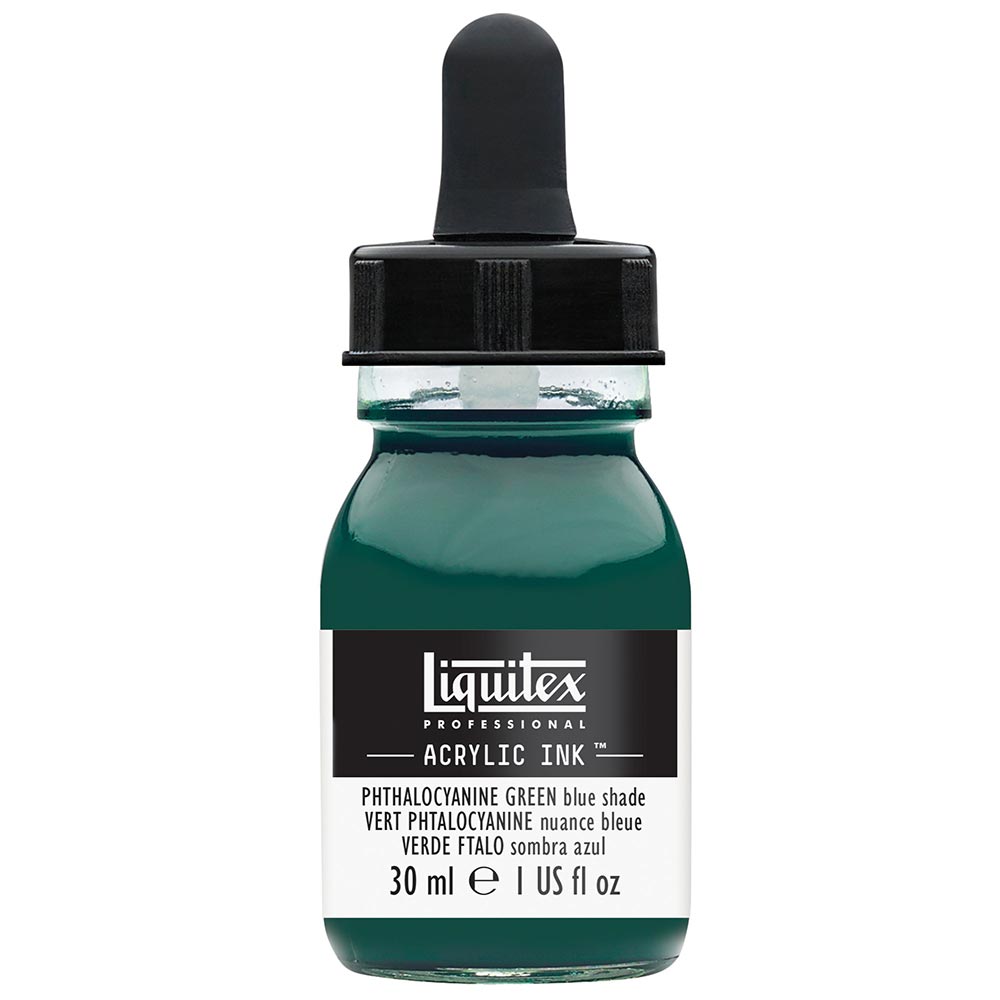 Liquitex Professional Akrilik Mürekkep 30ml Phthalocyanine Green Blue Shade 317