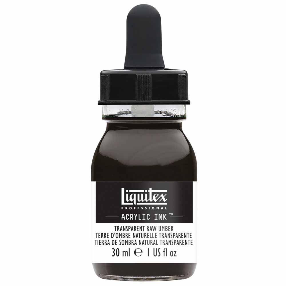 Liquitex Professional Akrilik Mürekkep 30ml Transparent Raw Umber 333