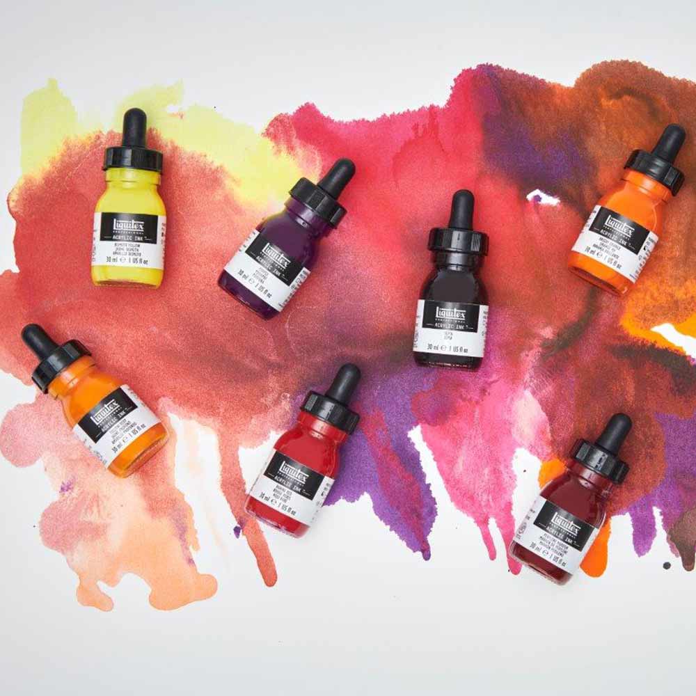 Liquitex Professional Akrilik Mürekkep 30ml Perylene Maroon 507