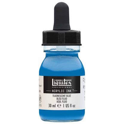 Liquitex Professional Akrilik Mürekkep 30ml Fluorescent Blue 984