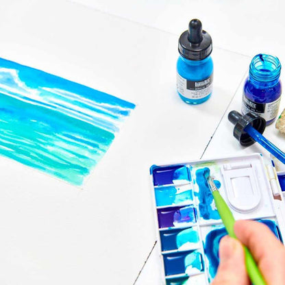 Liquitex Professional Akrilik Mürekkep 30ml Fluorescent Blue 984