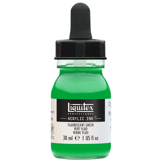 Liquitex Professional Akrilik Mürekkep 30ml Fluorescent Green 985
