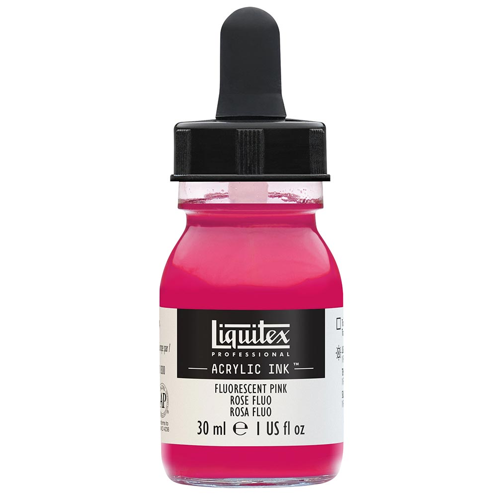 Liquitex Professional Akrilik Mürekkep 30ml Fluorescent Pink 987
