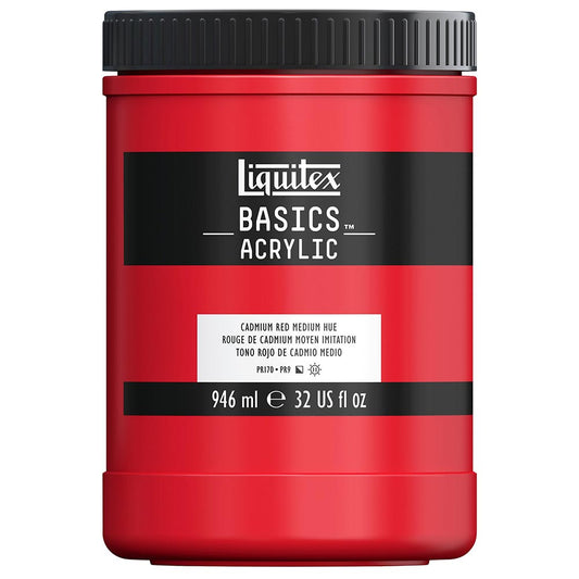 Liquitex Basics Akrilik Boya 946ml Cadmium Red Medium Hue 151