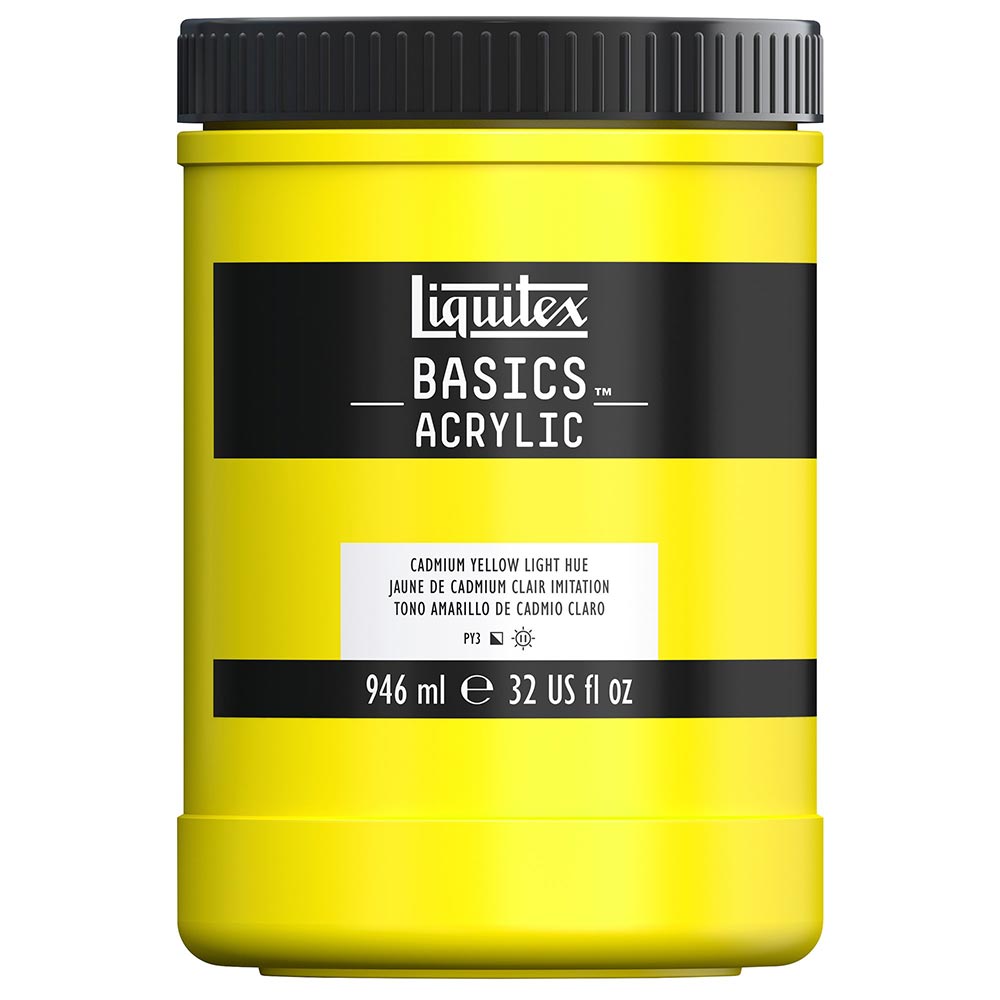 Liquitex Basics Akrilik Boya 946ml Cadmium Yellow Light Hue 160
