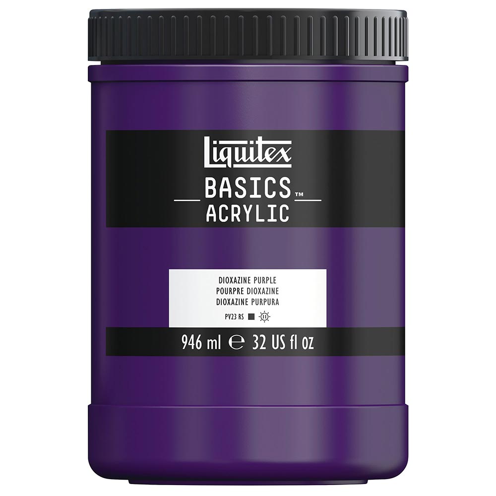Liquitex Basics Akrilik Boya 946ml Dioxazine Purple 186