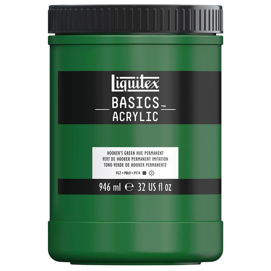 Liquitex Basics Akrilik Boya 946ml Hooker’s Green Hue Permanent 224