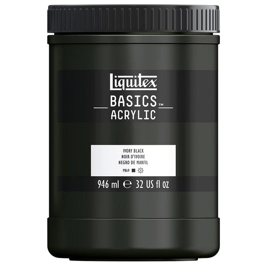 Liquitex Basics Akrilik Boya 946ml Ivory Black 244