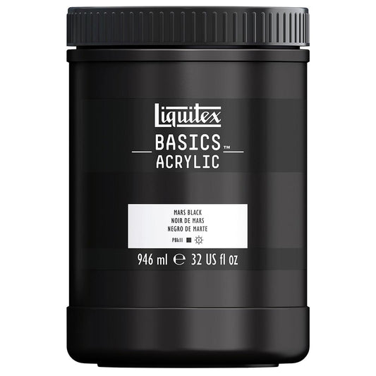 Liquitex Basics Akrilik Boya 946ml Mars Black 276