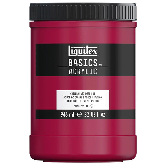 Liquitex Basics Akrilik Boya 946ml Cadmium Red Deep Hue 311