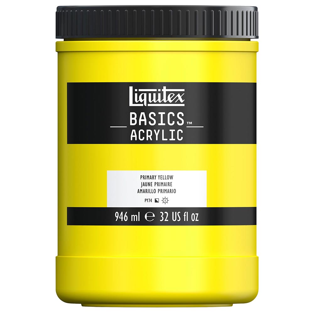 Liquitex Basics Akrilik Boya 946ml Primary Yellow 410