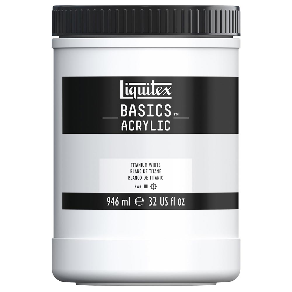 Liquitex Basics Akrilik Boya 946ml Titanium White 432
