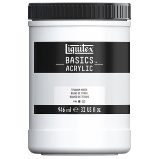 Liquitex Basics Akrilik Boya 946ml Titanium White 432