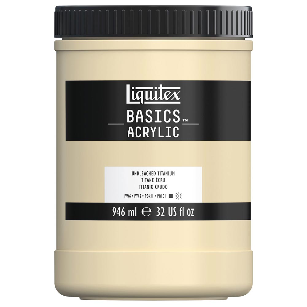 Liquitex Basics Akrilik Boya 946ml Unbleached Titanium 434