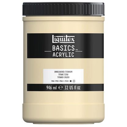 Liquitex Basics Akrilik Boya 946ml Unbleached Titanium 434