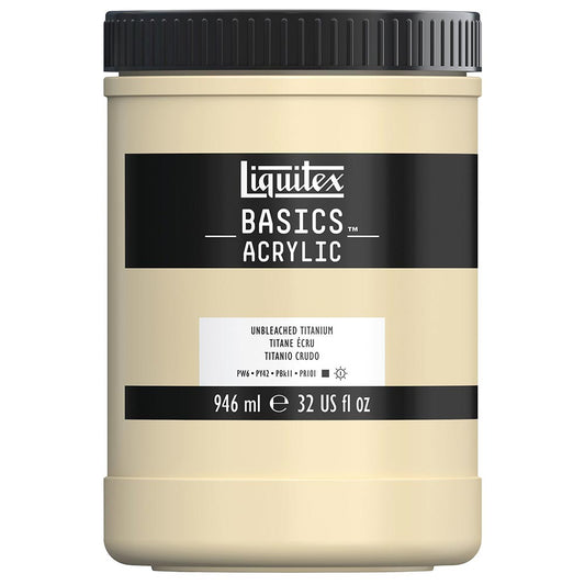 Liquitex Basics Akrilik Boya 946ml Unbleached Titanium 434