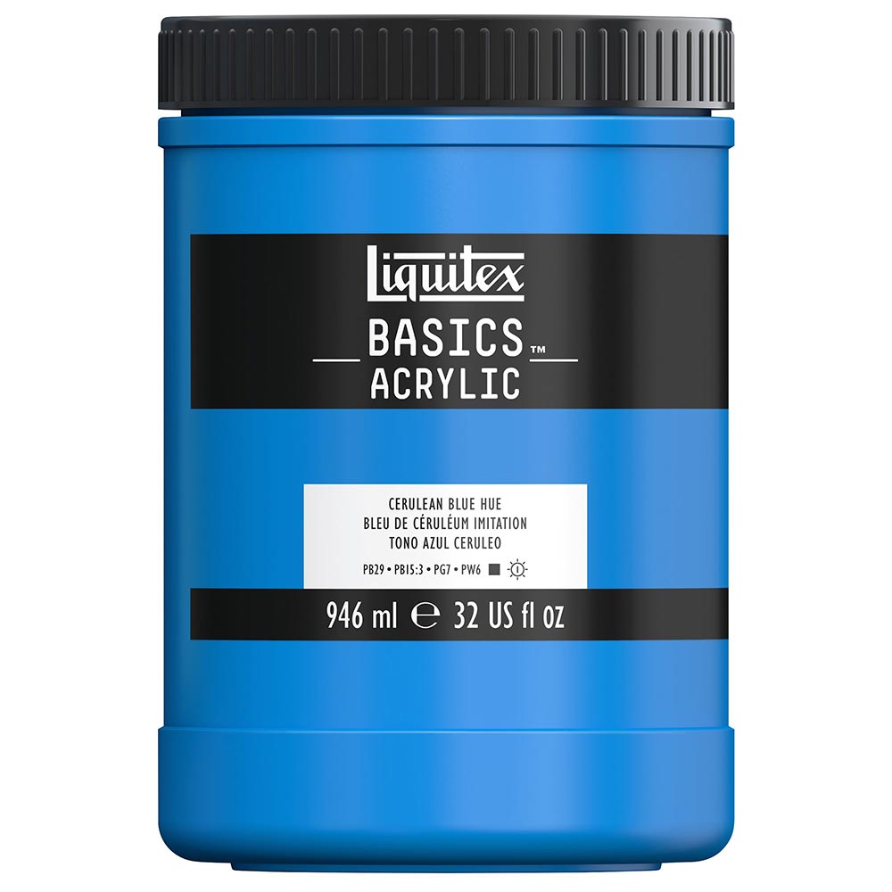 Liquitex Basics Akrilik Boya 946ml Cerulean Blue Hue 470