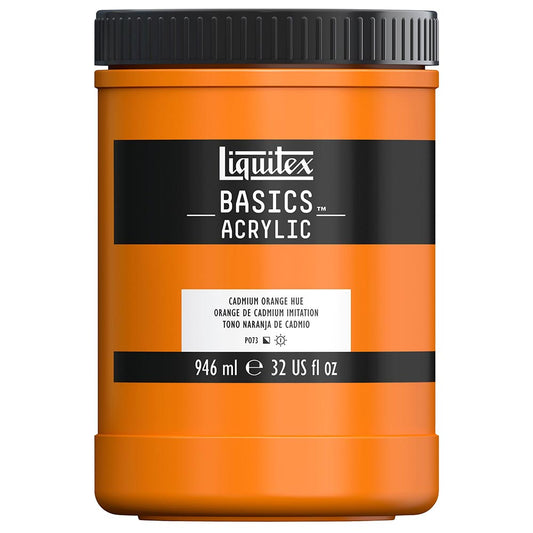 Liquitex Basics Akrilik Boya 946ml Cadmium Orange Hue 720
