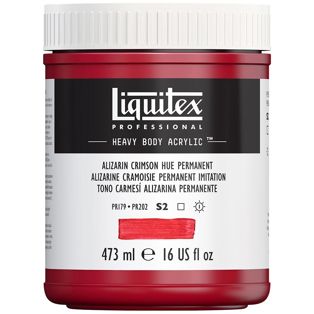 Liquitex Professional Heavy Body Akrilik Boya 473ml Alizarin Crimson Hue Permanent 116 S2