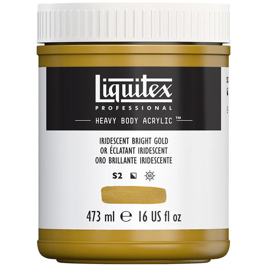 Liquitex Professional Heavy Body Akrilik Boya 473ml Iridescent Bright Gold 234 S2