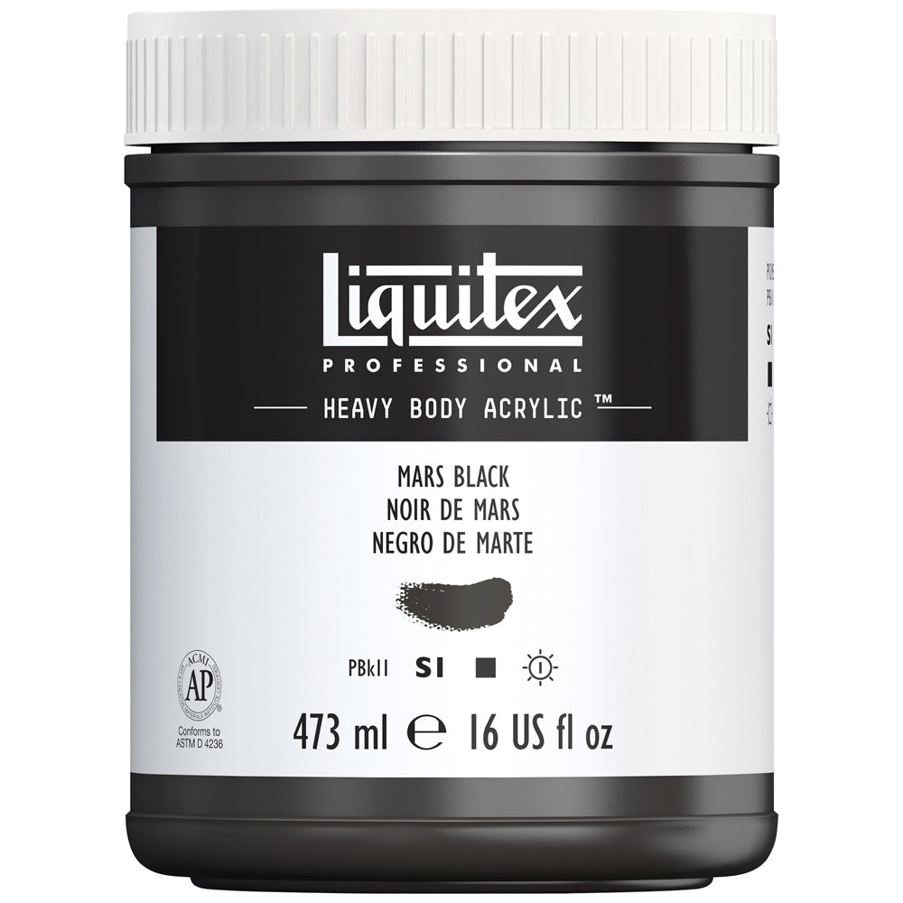 Liquitex Professional Heavy Body Akrilik Boya 473ml Mars Black 276 S1