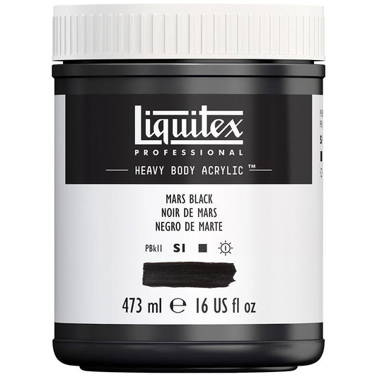 Liquitex Professional Heavy Body Akrilik Boya 473ml Mars Black 276 S1