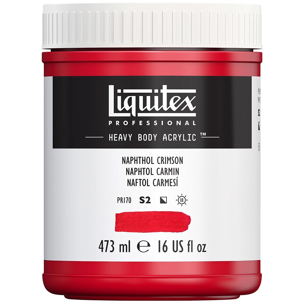 Liquitex Professional Heavy Body Akrilik Boya 473ml Naphthol Crimson 292 S2
