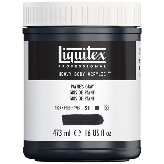 Liquitex Professional Heavy Body Akrilik Boya 473ml Payne's Gray 310 S1