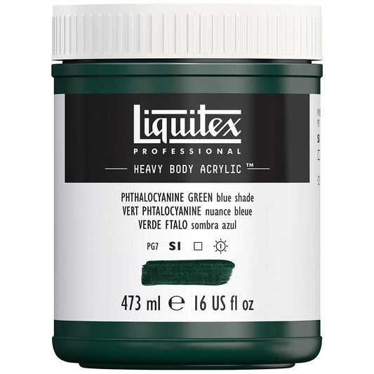 Liquitex Professional Heavy Body Akrilik Boya 473ml Phthalocyanine Green Blue Shade 317 S1