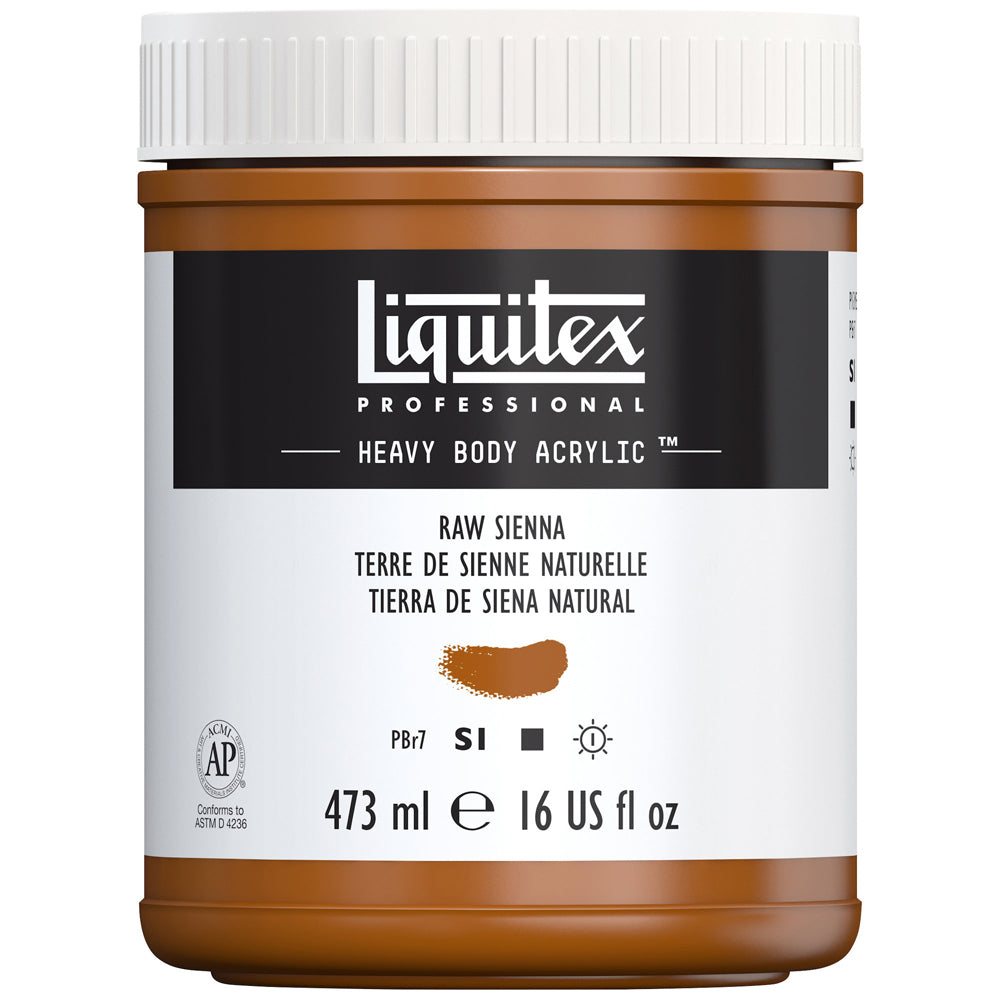 Liquitex Professional Heavy Body Akrilik Boya 473ml Raw Sienna 330 S1