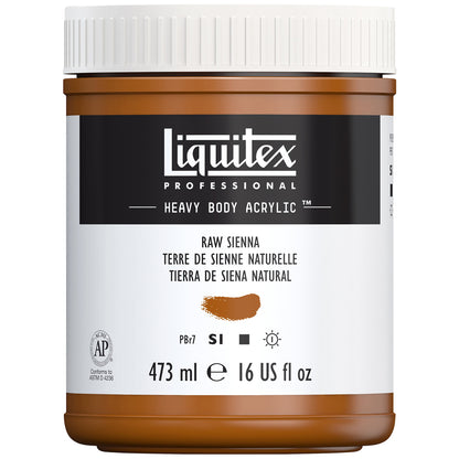 Liquitex Professional Heavy Body Akrilik Boya 473ml Raw Sienna 330 S1