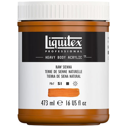 Liquitex Professional Heavy Body Akrilik Boya 473ml Raw Sienna 330 S1