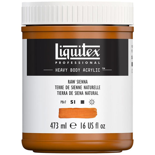 Liquitex Professional Heavy Body Akrilik Boya 473ml Raw Sienna 330 S1