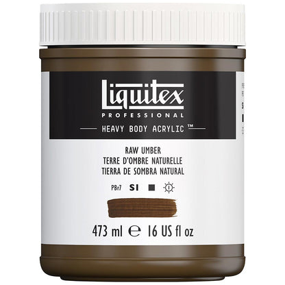 Liquitex Professional Heavy Body Akrilik Boya 473ml Raw Umber 331 S1