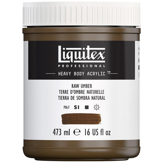 Liquitex Professional Heavy Body Akrilik Boya 473ml Raw Umber 331 S1