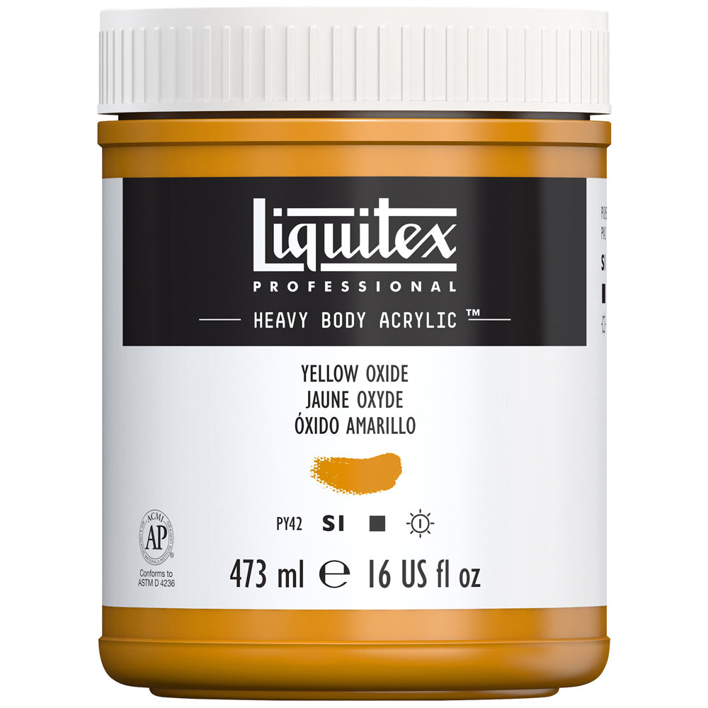 Liquitex Professional Heavy Body Akrilik Boya 473ml Yellow Oxide 416 S1