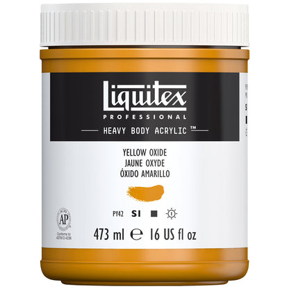 Liquitex Professional Heavy Body Akrilik Boya 473ml Yellow Oxide 416 S1