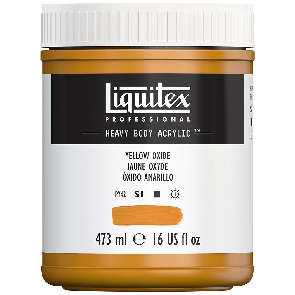 Liquitex Professional Heavy Body Akrilik Boya 473ml Yellow Oxide 416 S1