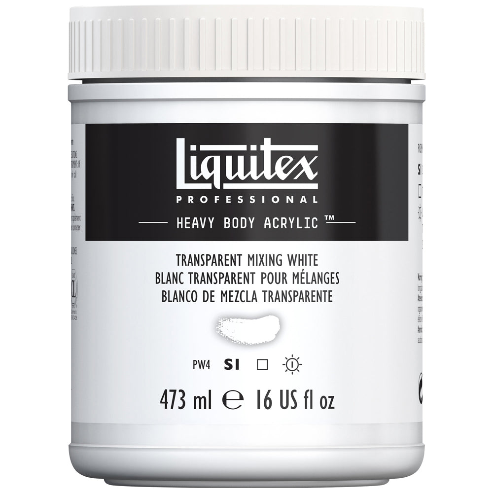 Liquitex Professional Heavy Body Akrilik Boya 473ml Transparent Mixing White 430 S1