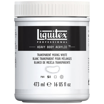 Liquitex Professional Heavy Body Akrilik Boya 473ml Transparent Mixing White 430 S1