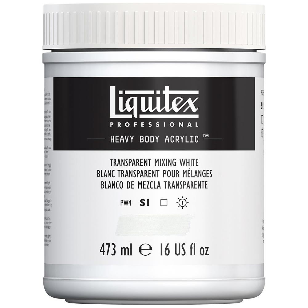 Liquitex Professional Heavy Body Akrilik Boya 473ml Transparent Mixing White 430 S1