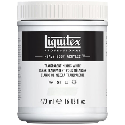 Liquitex Professional Heavy Body Akrilik Boya 473ml Transparent Mixing White 430 S1
