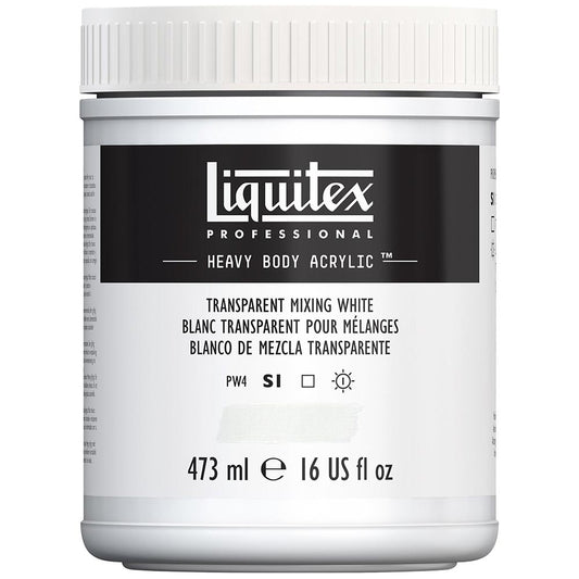 Liquitex Professional Heavy Body Akrilik Boya 473ml Transparent Mixing White 430 S1