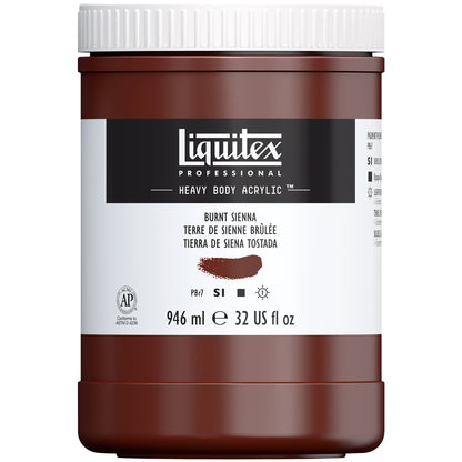 Liquitex Professional Heavy Body Akrilik Boya 946ml Burnt Sienna 127 S1